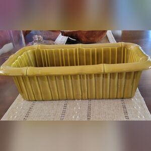 Vintage Retro Haeger Planter Bamboo Design